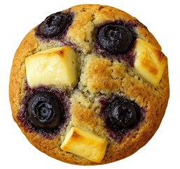 ブルーベリーホワイトチョコクッキー