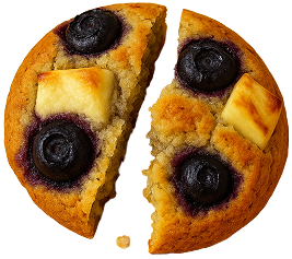 ブルーベリーホワイトチョコクッキー