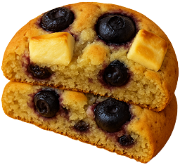 ブルーベリーホワイトチョコクッキー