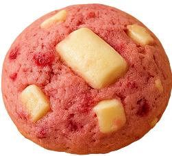 ストロベリーホワイトチョコクッキー