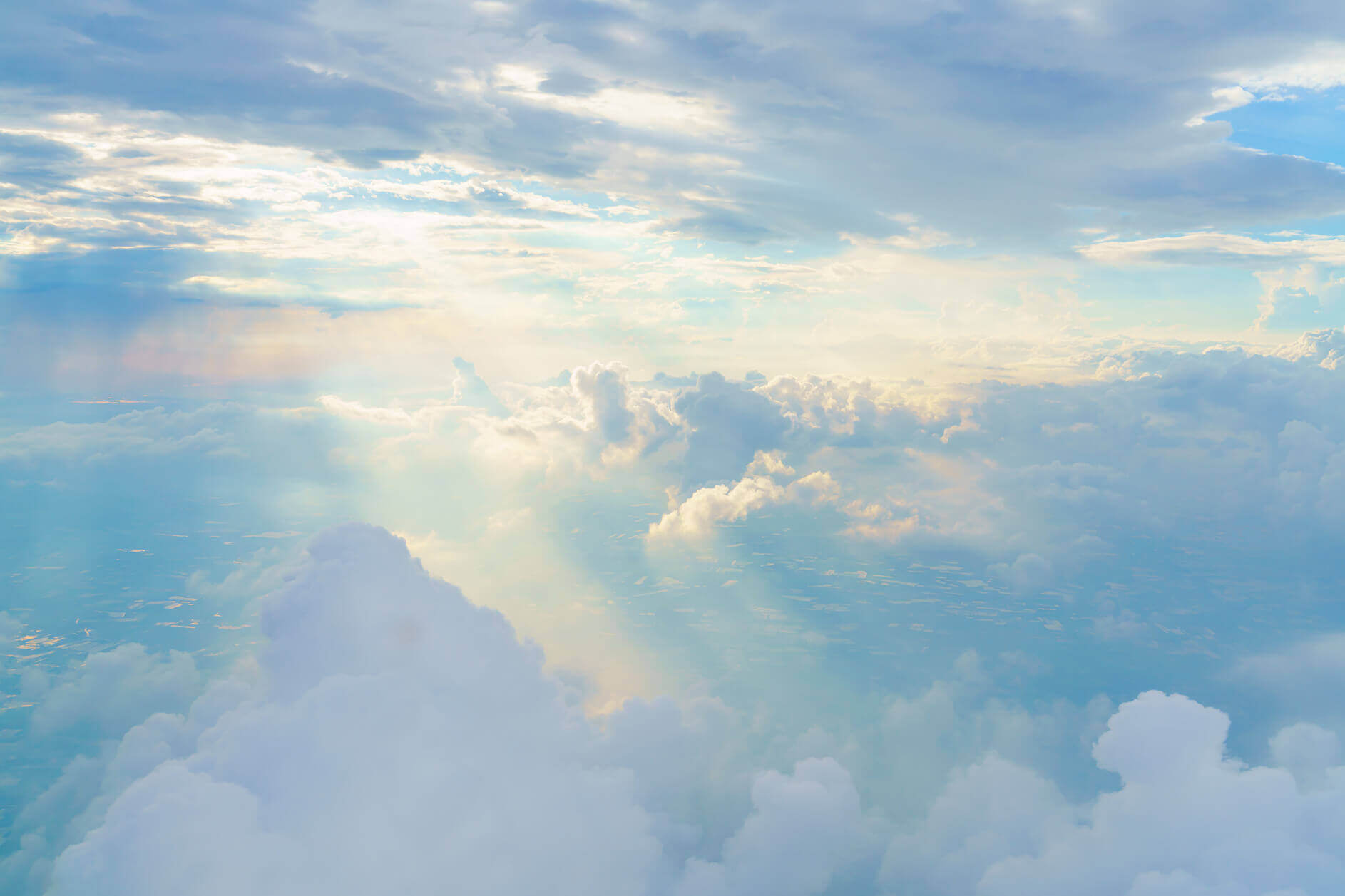青い空の背景画像